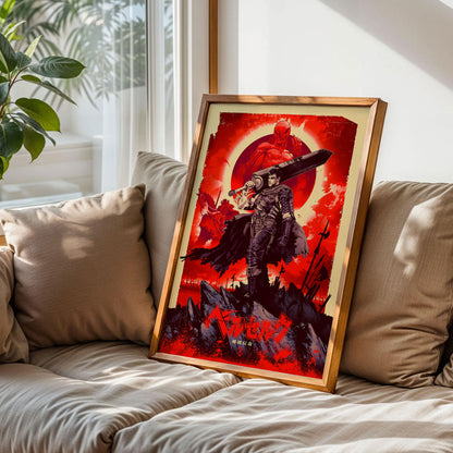 Guts Berserk Anime Poster