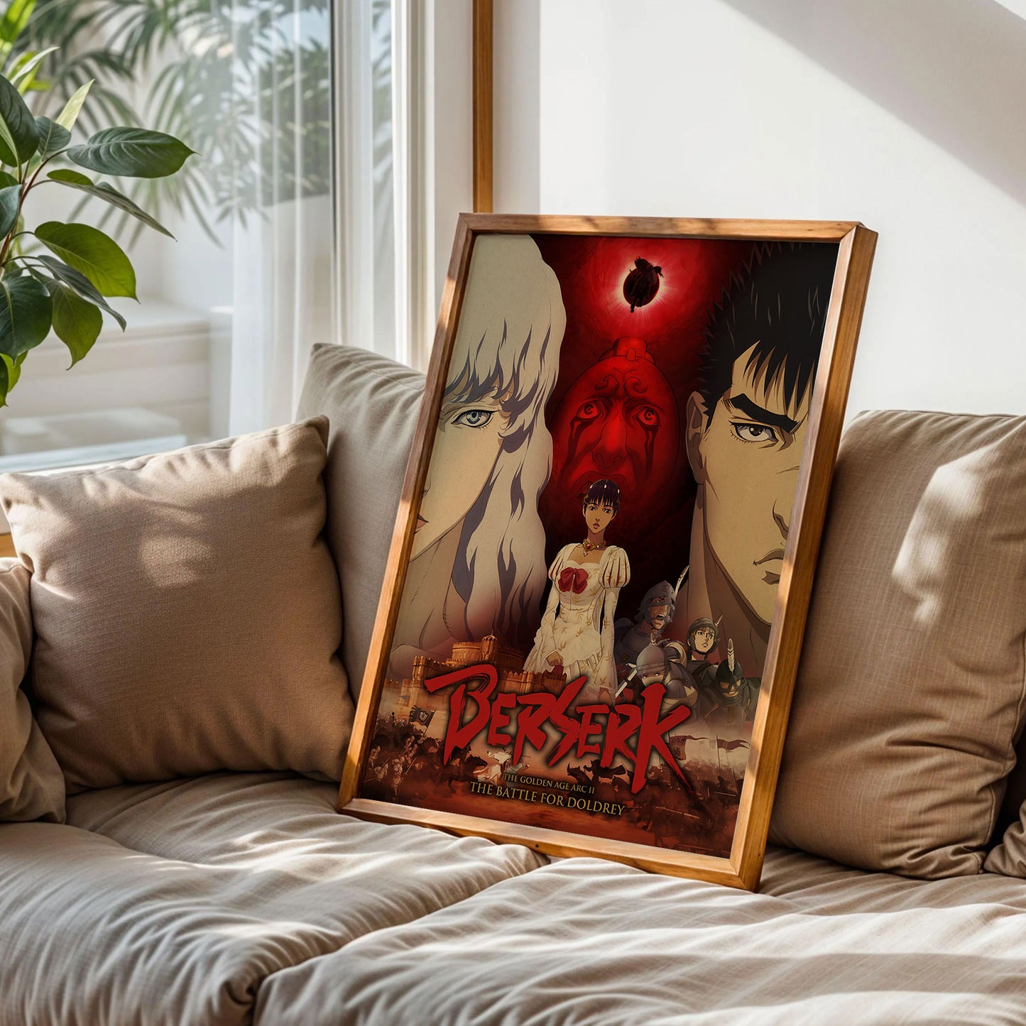 Guts and Griffith Anime Poster