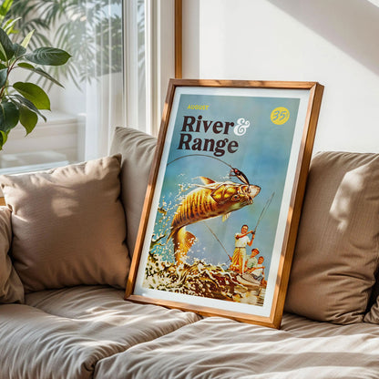 River Range Fishing Print