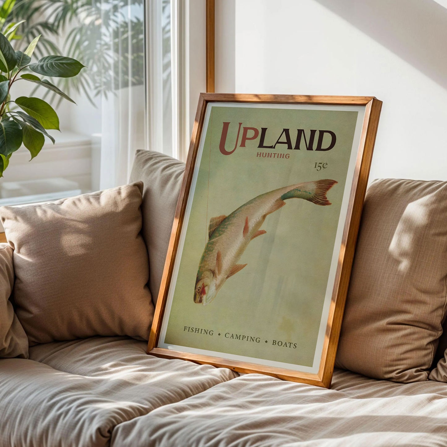 Lake Trout Fishing Print