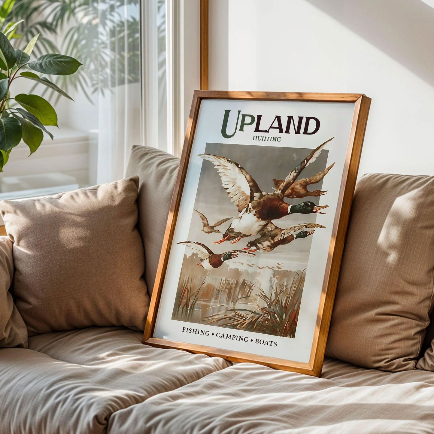 Retro Mallard Hunting Print