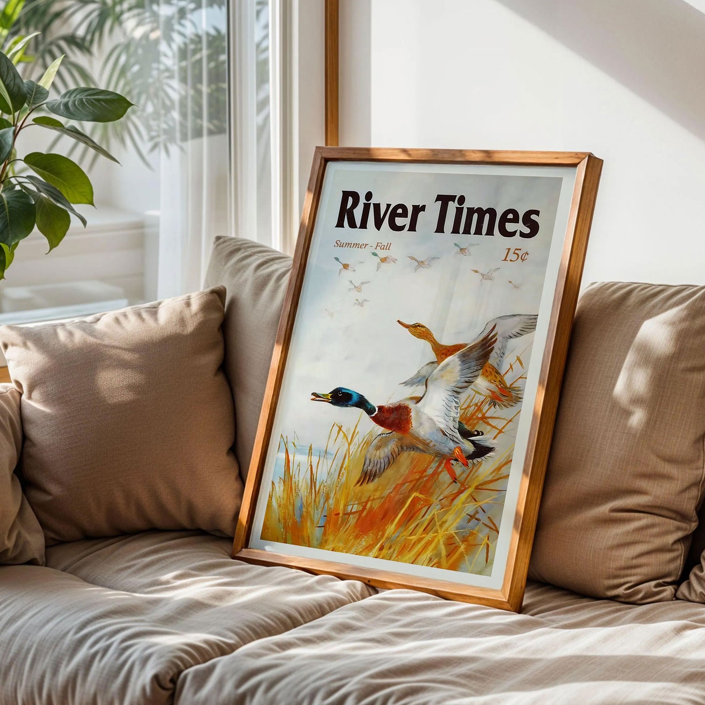 Retro Duck Poster