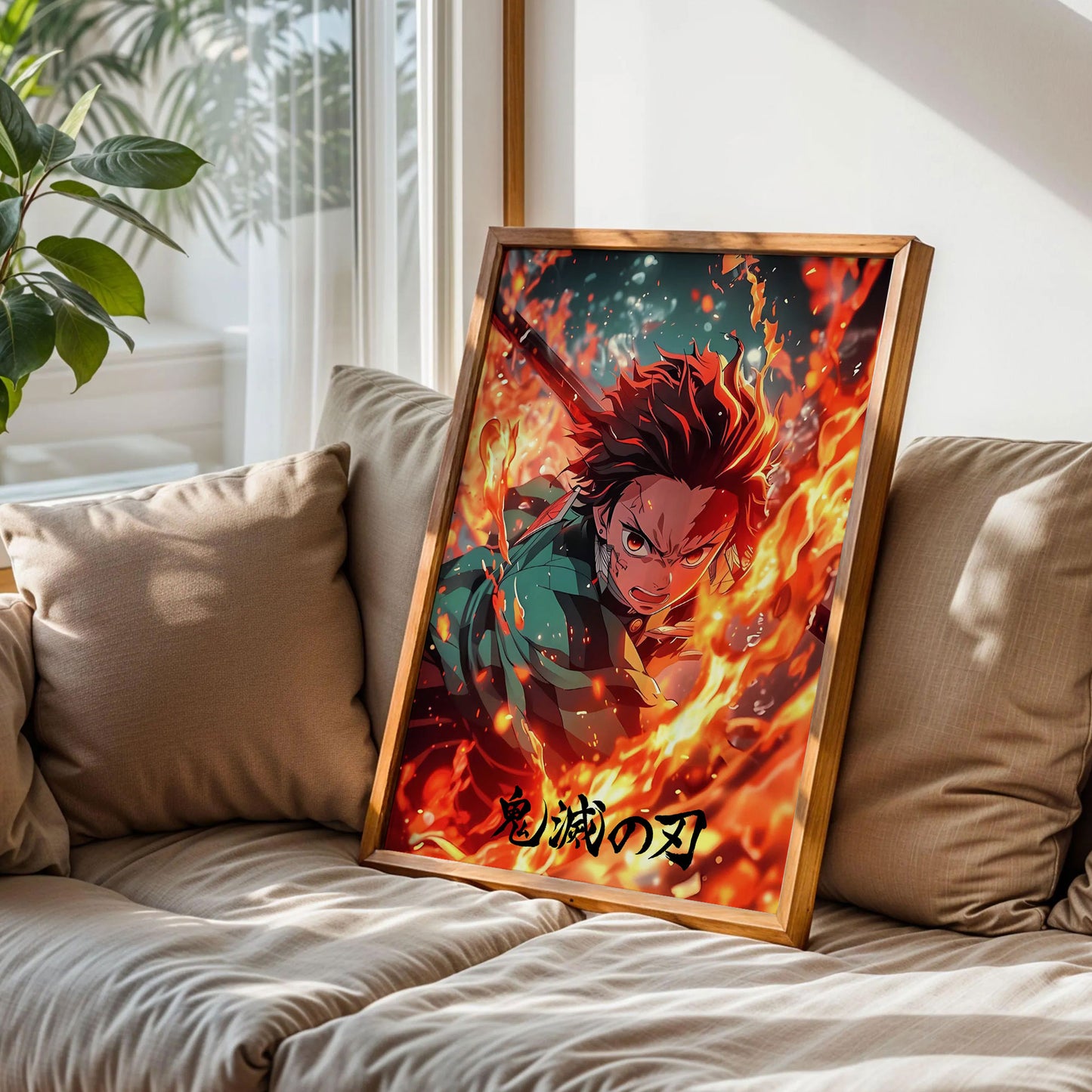 Demon Slayer Tanjiro Kamado Hinokami Kagura Poster