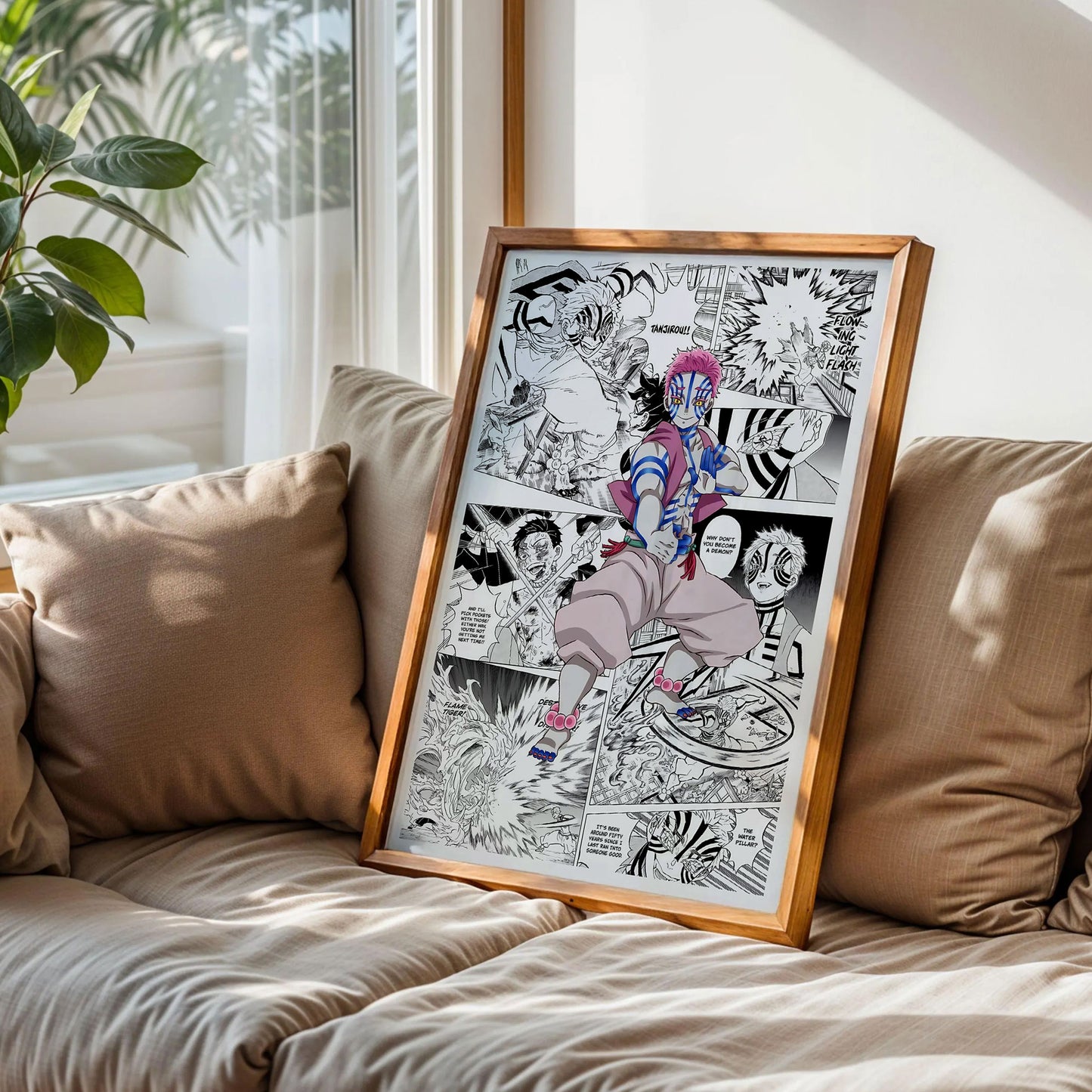 Akaza Demon Slayer Poster