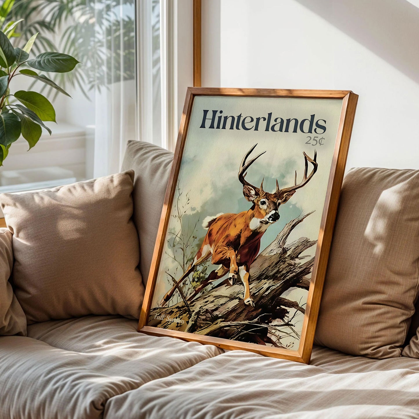 Vintage Stag Art Print