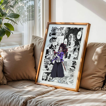 Demon Slayer Kokushibo Anime Print