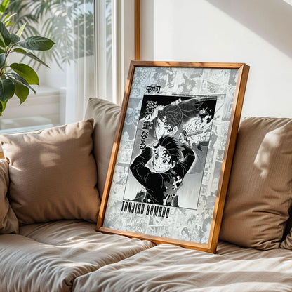 Kimetsu no Yaiba Tanjiro Kamado Wall Art