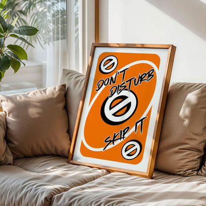 Don't Disturb Skeep It Wall Art