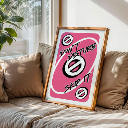 Don't Disturb Skeep It Home Decor