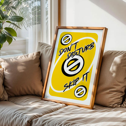 Don't Disturb Skeep It Poster
