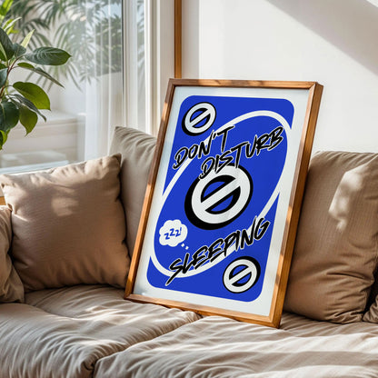 Don't Disturb Sleeping Reverse Card Art