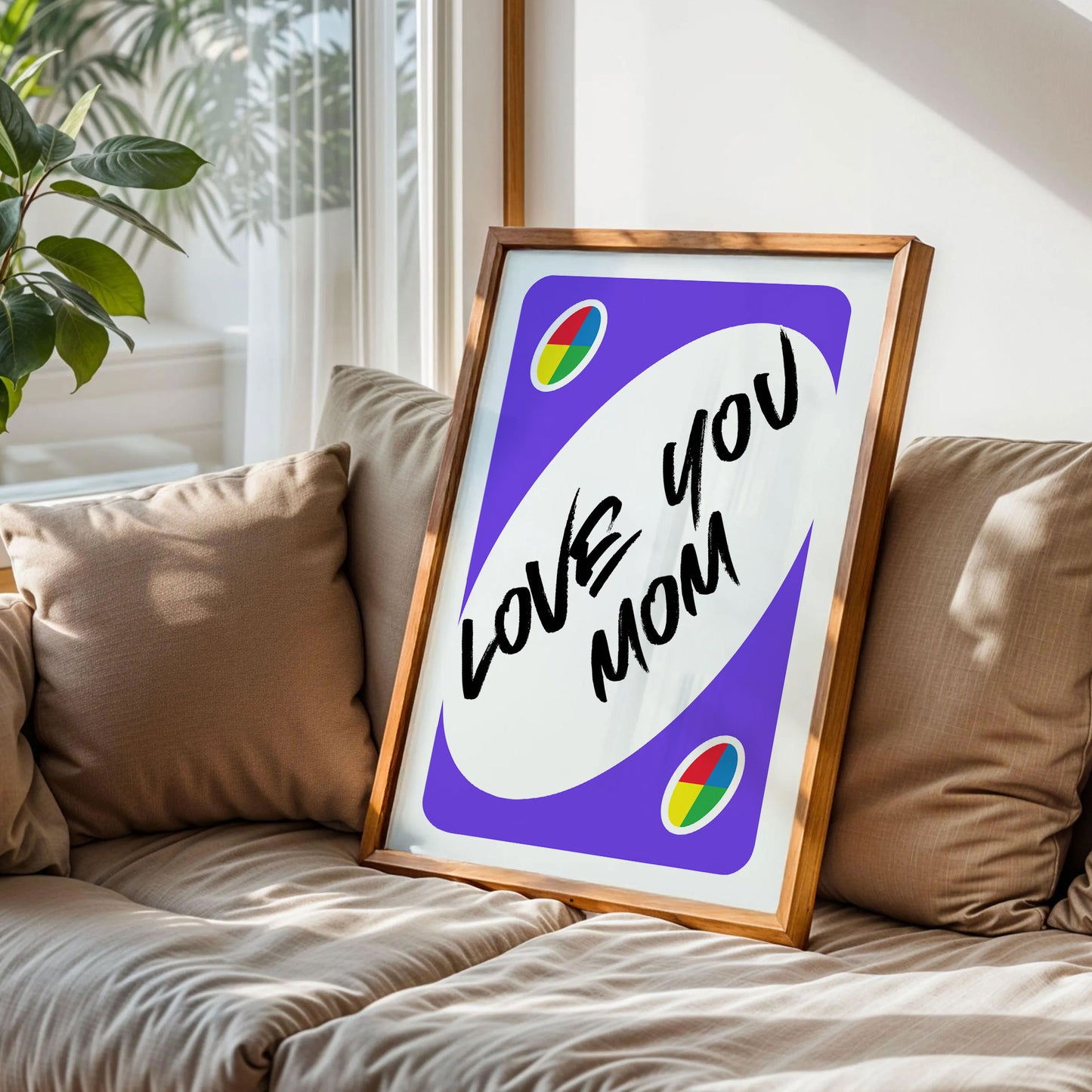 Love You Mom Poster Gift For Mother