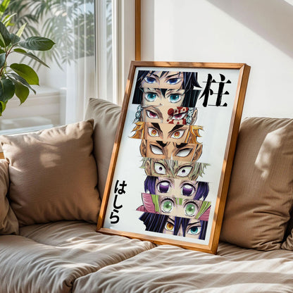 Demon Slayer Eyes of the Hashira Poster