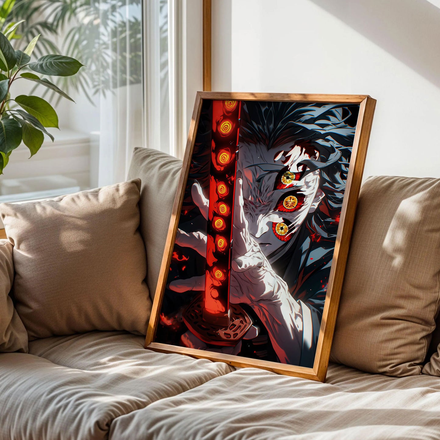 Kokushibo Demon Slayer Anime Poster