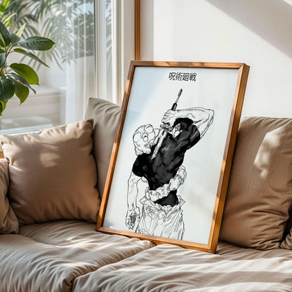 Saturo Gojo Toji Fushiguro Poster