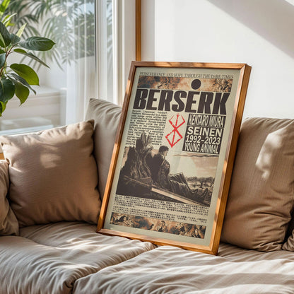 Berserk Guts Anime Poster
