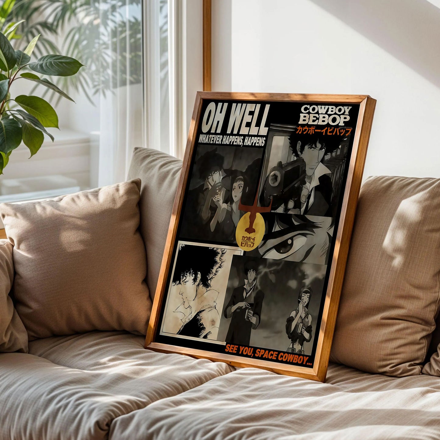 Cowboy Bebop Spike Spiegel and Faye Valentine Print
