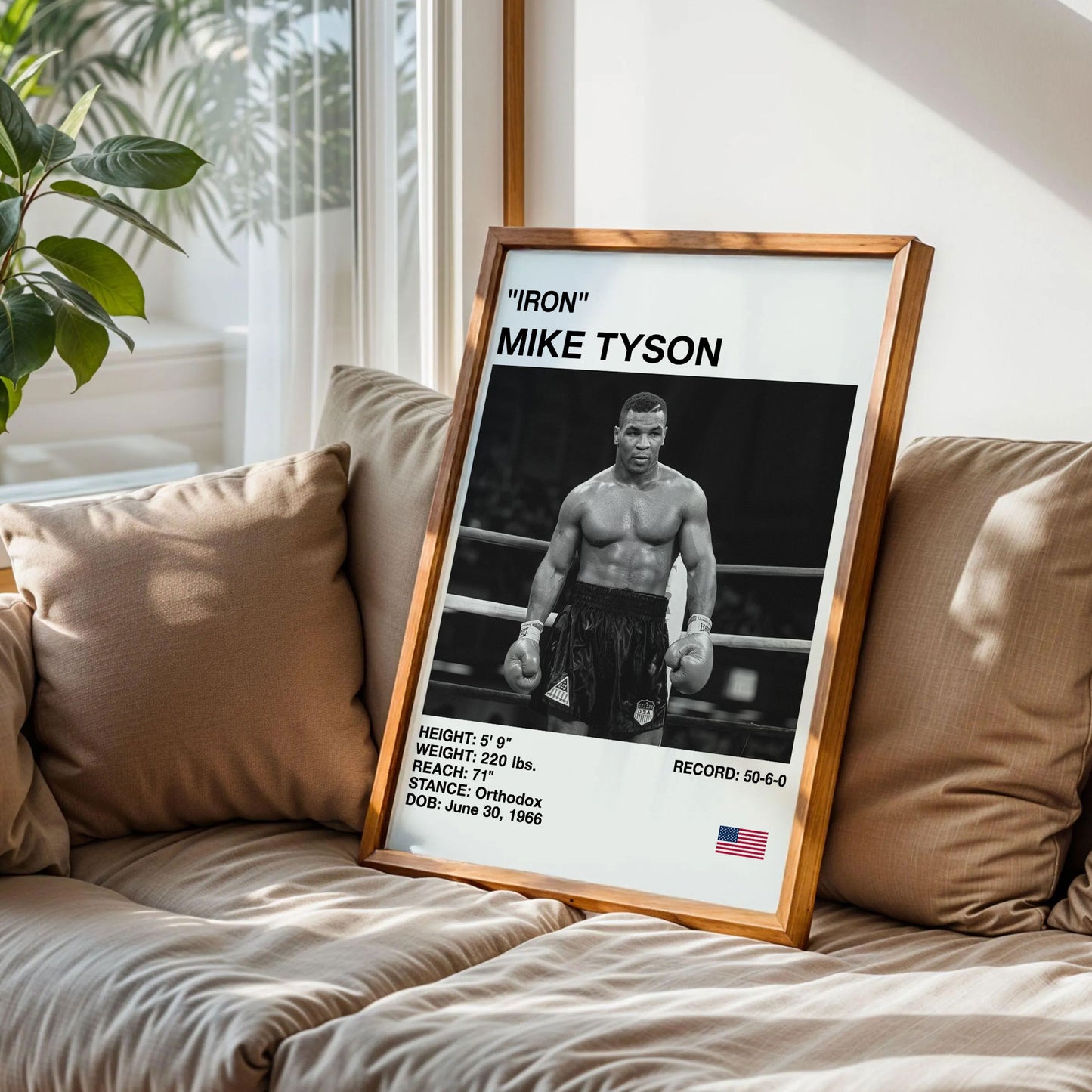 Mike Tyson Boxing Poster