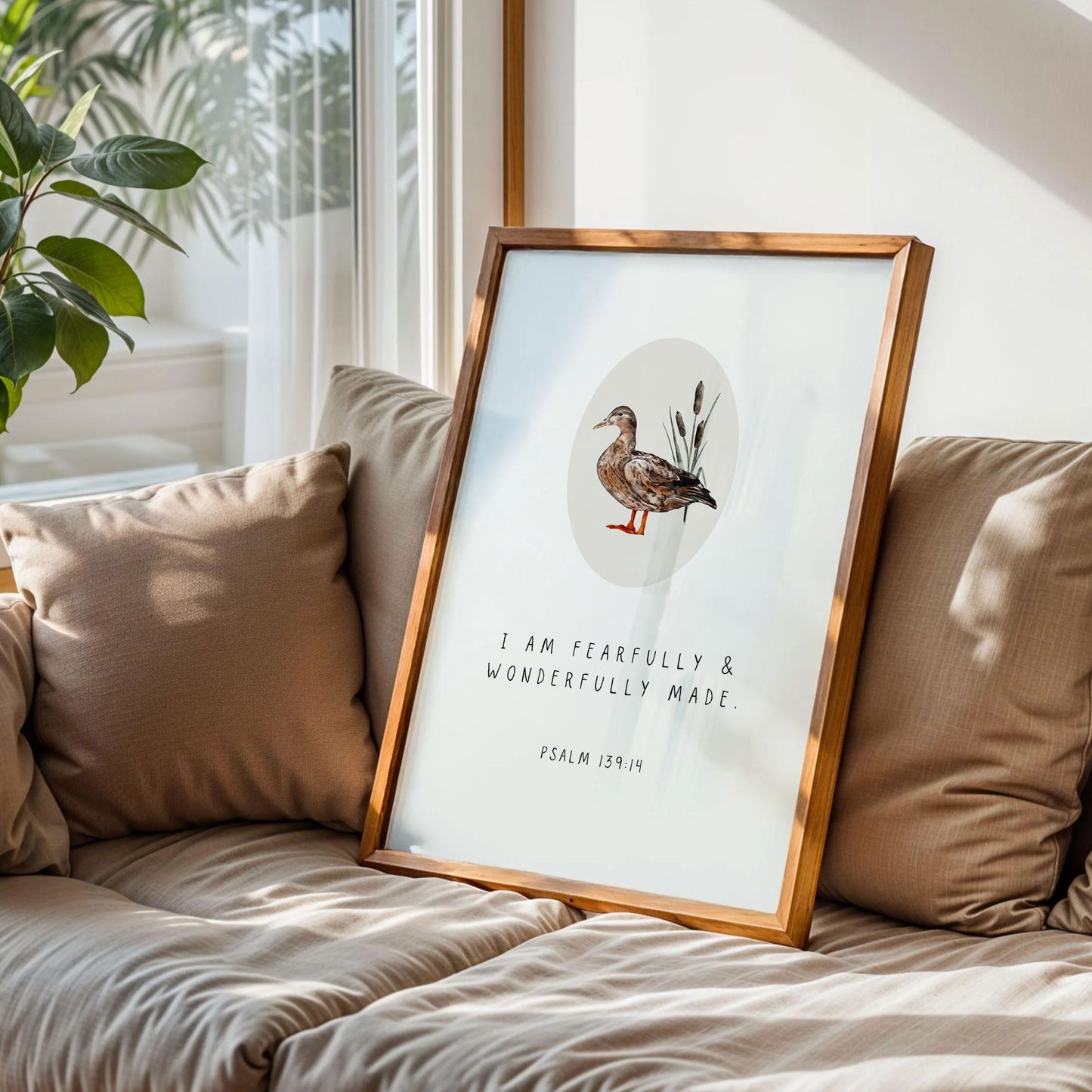 Duck Bible Verse Prints
