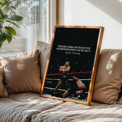 Mike Tyson Quote Poster