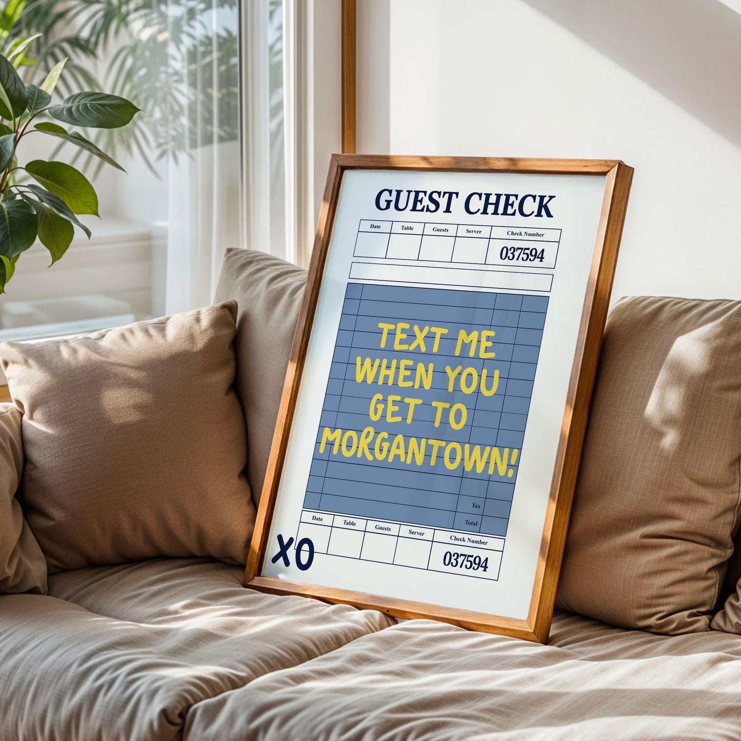 Guest Check Poster
