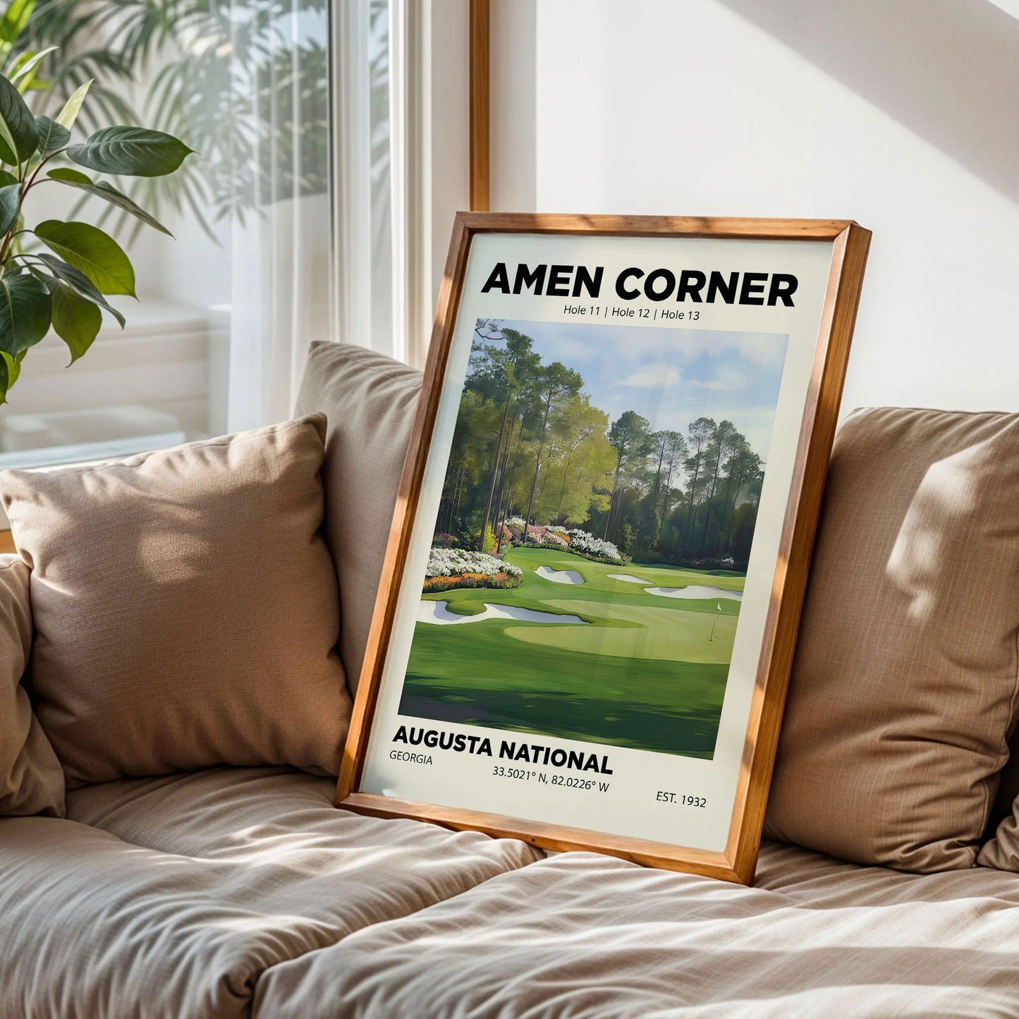 Amen Corner Augusta Golf Club Poster