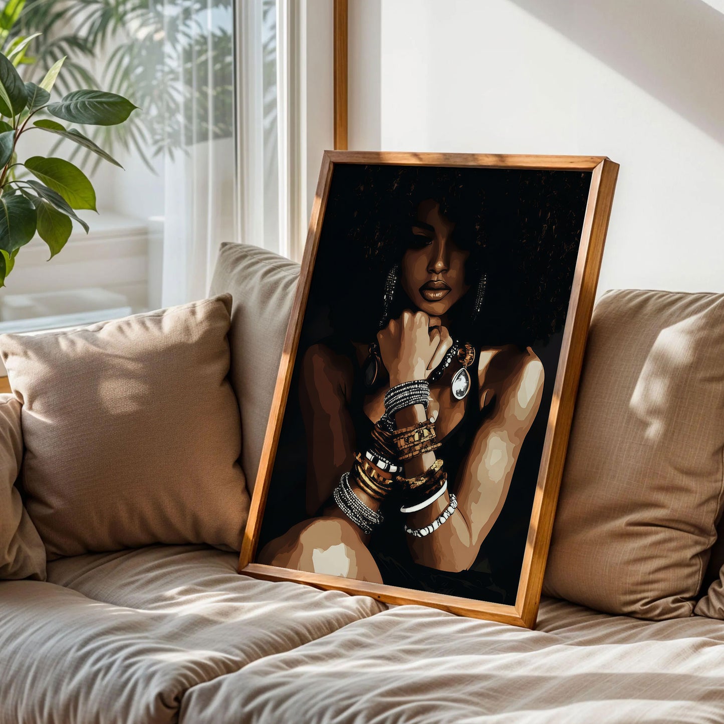 Black Woman Wall Art