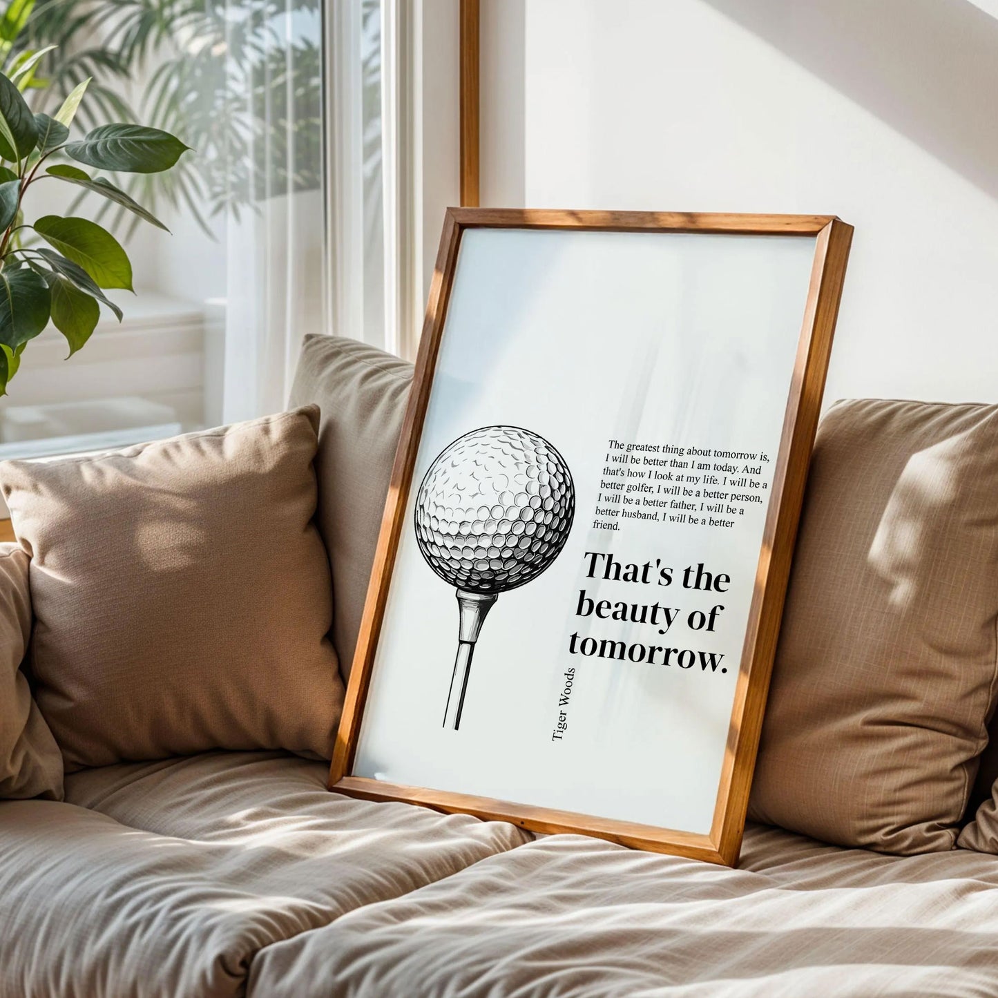 Vintage Golf Clubs Poster