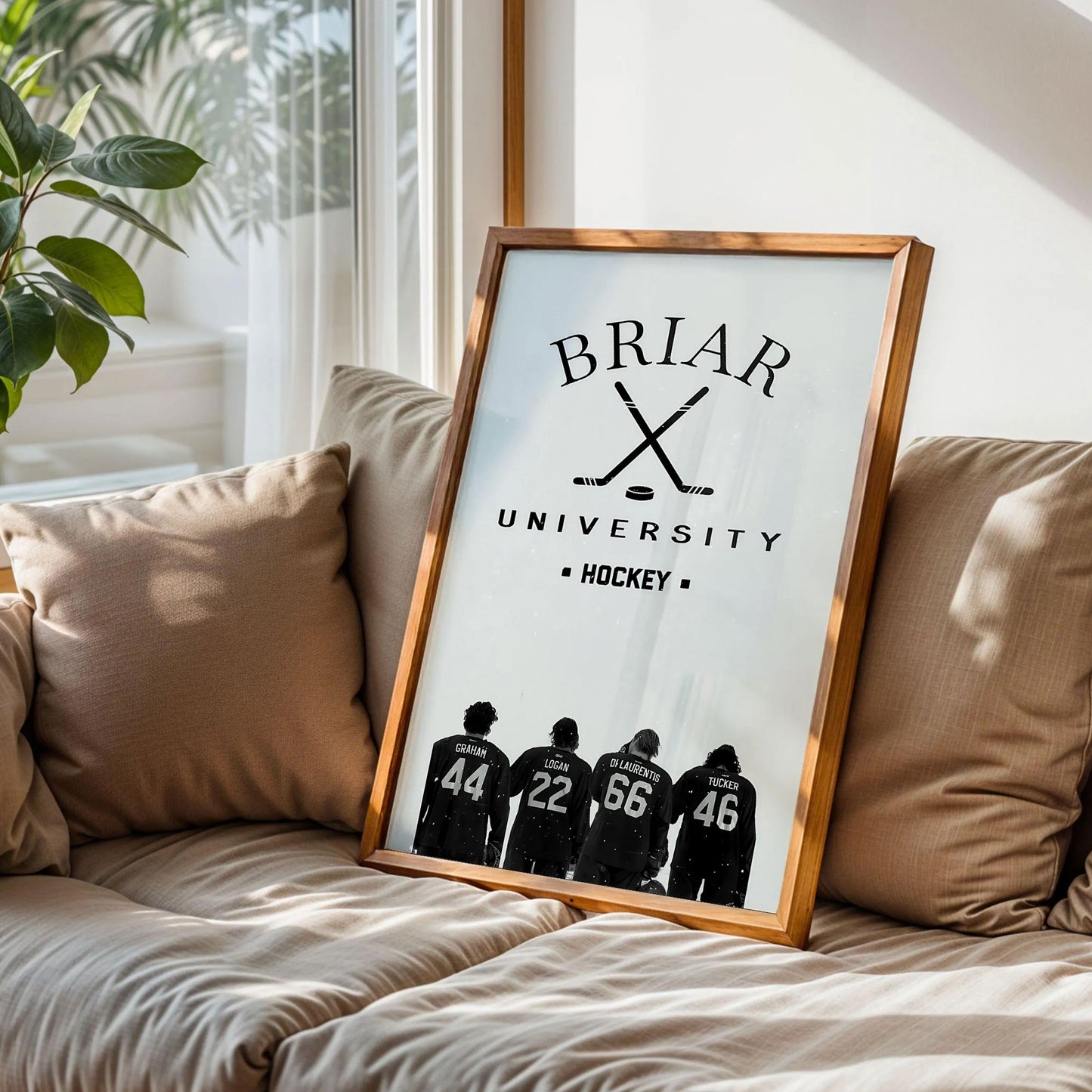 Briar University Hockey - Off Campus Poster