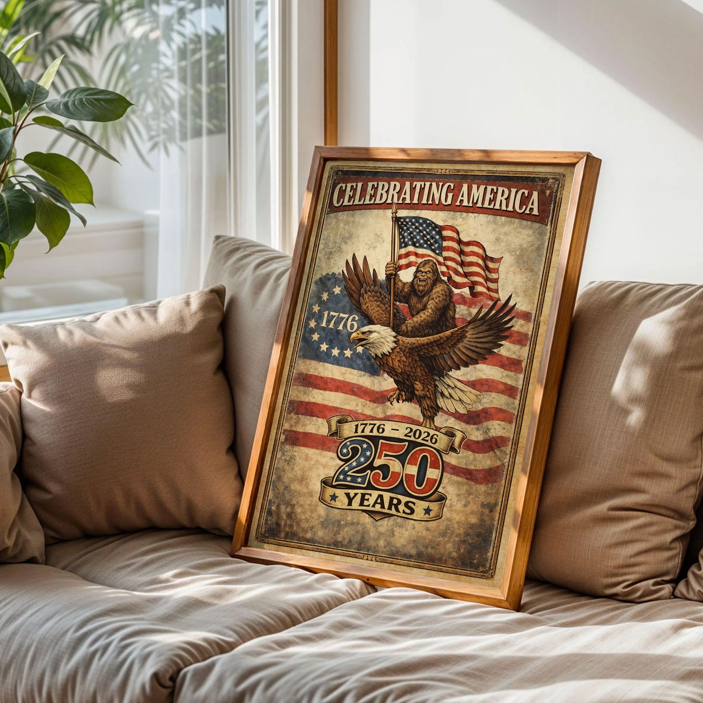 Bigfoot Patriotic 250 Poster