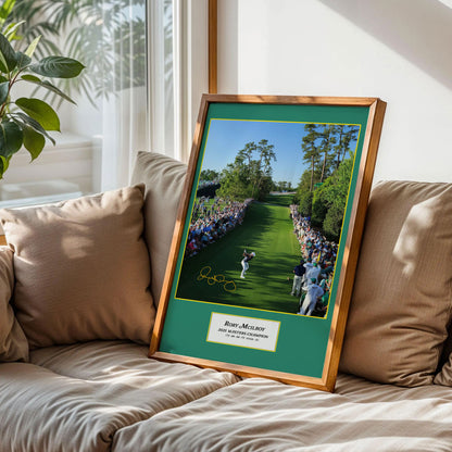 Mcilroy 2025 Masters Winner Print Art