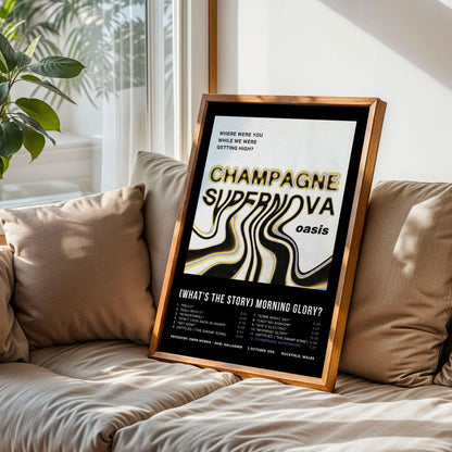 Oasis Champagne Supernova Poster