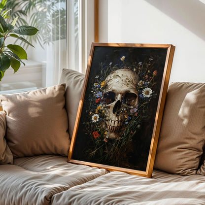 Vintage Skull Poster