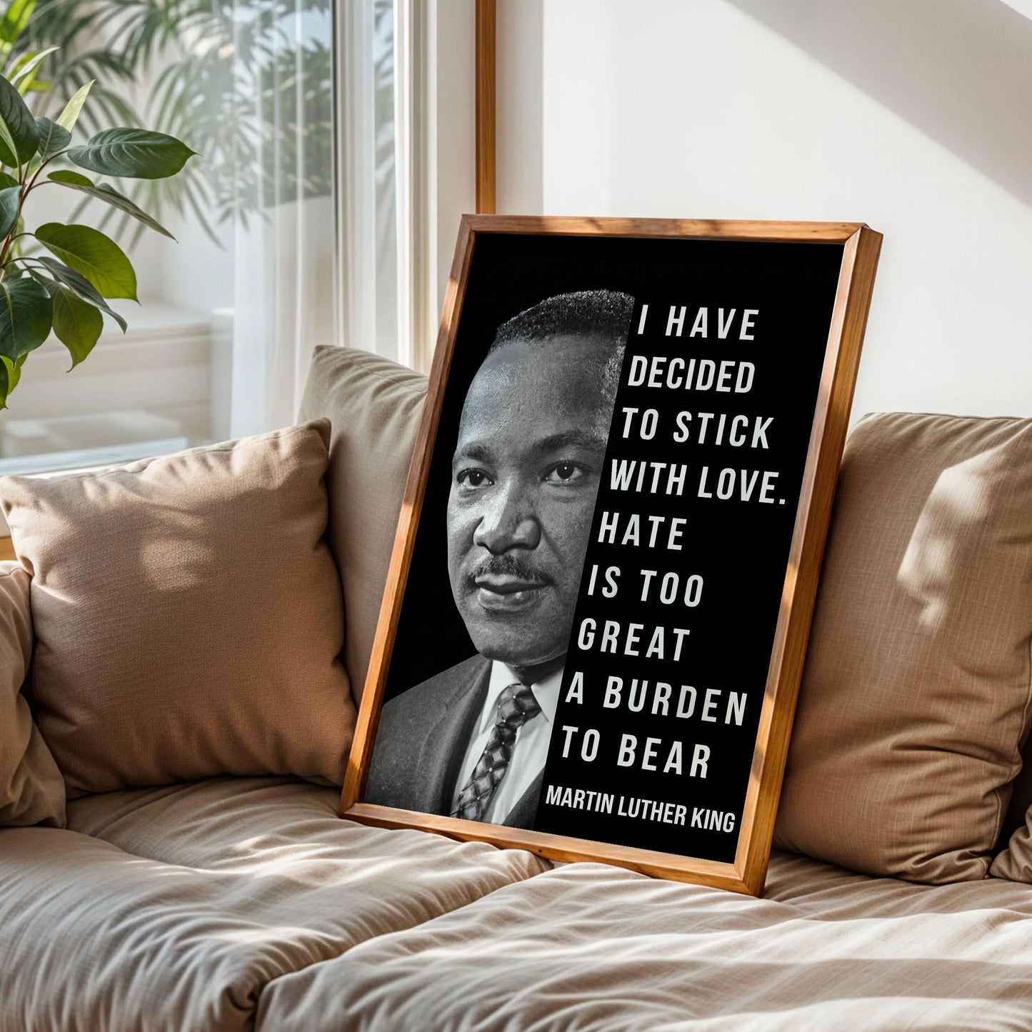 Martin Luther King Quote Poster