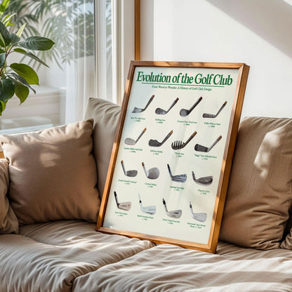 Evolution of the Golf Club Poster