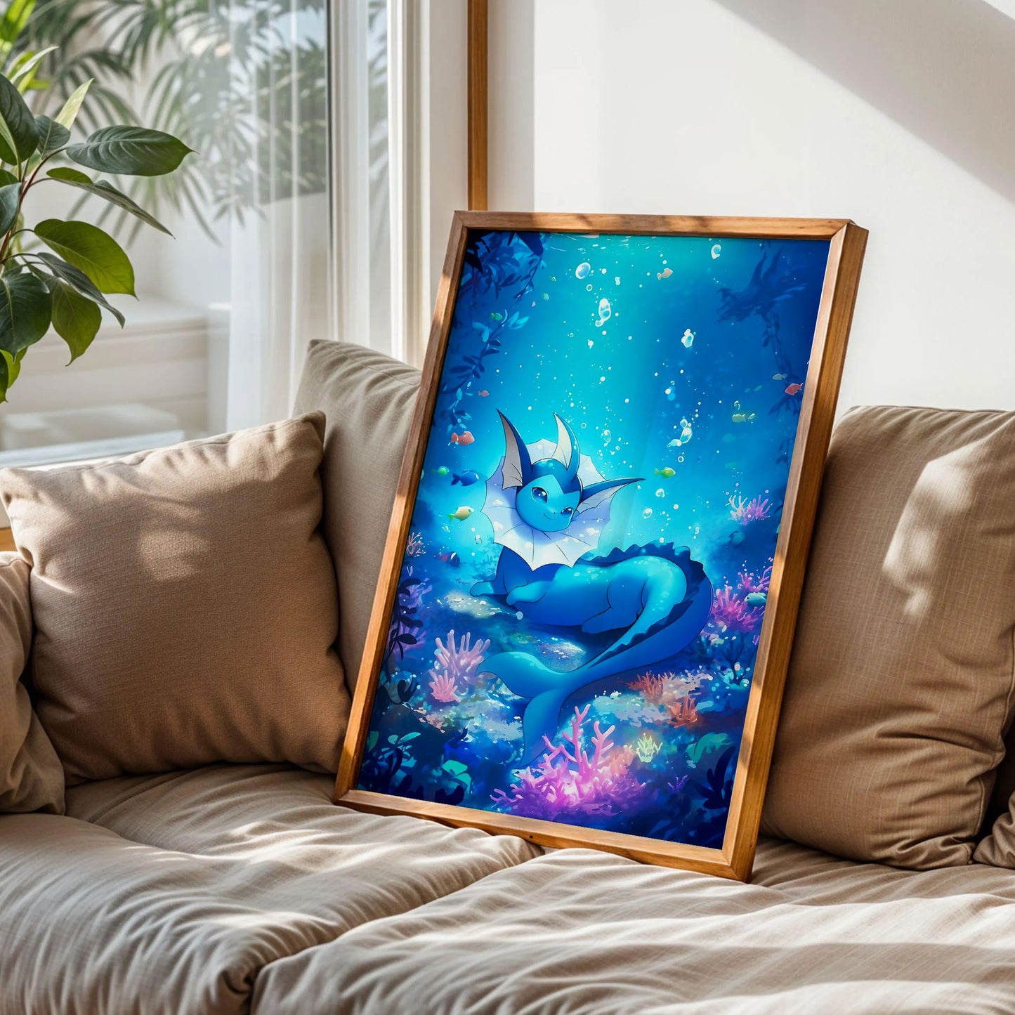 Vaporeon Pokémon Poster