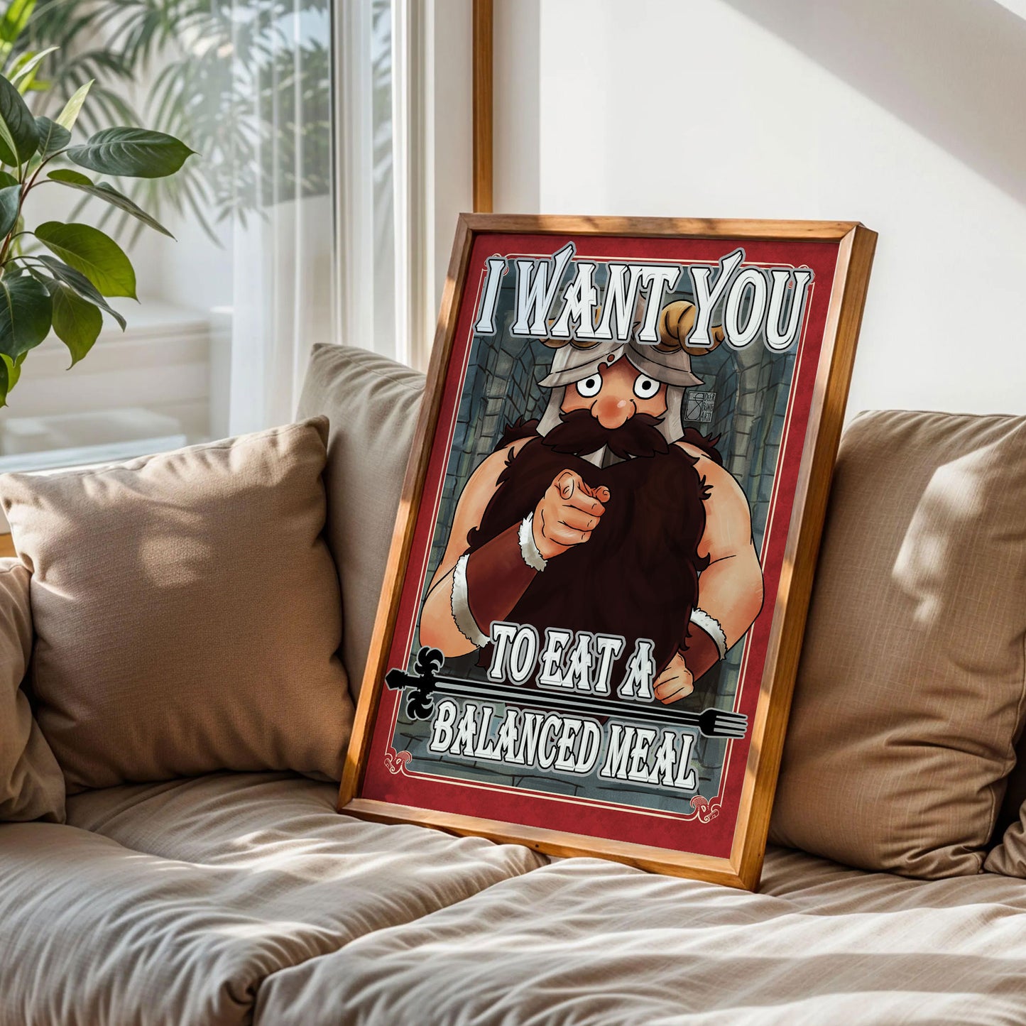 Senshi Dungeon Meshi Wall Art