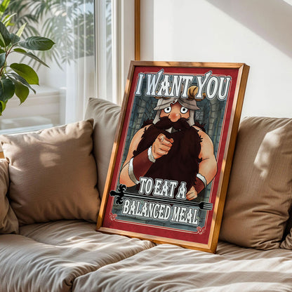 Senshi Dungeon Meshi Wall Art