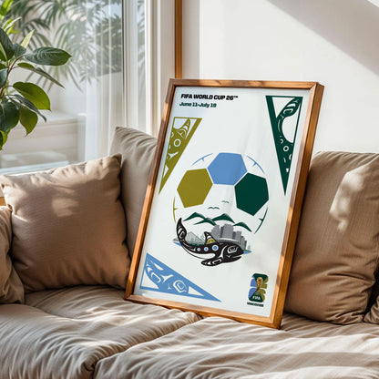 Vancouver Host City 2026 Football Wall Decor
