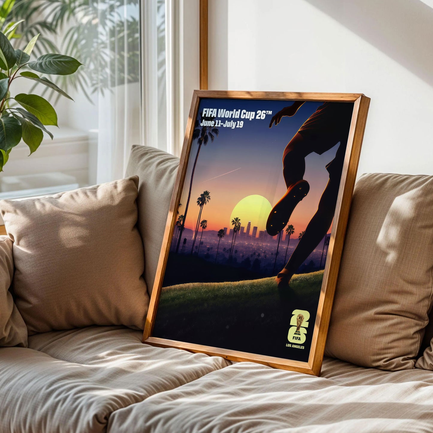 Football Los Angeles Host City Poster