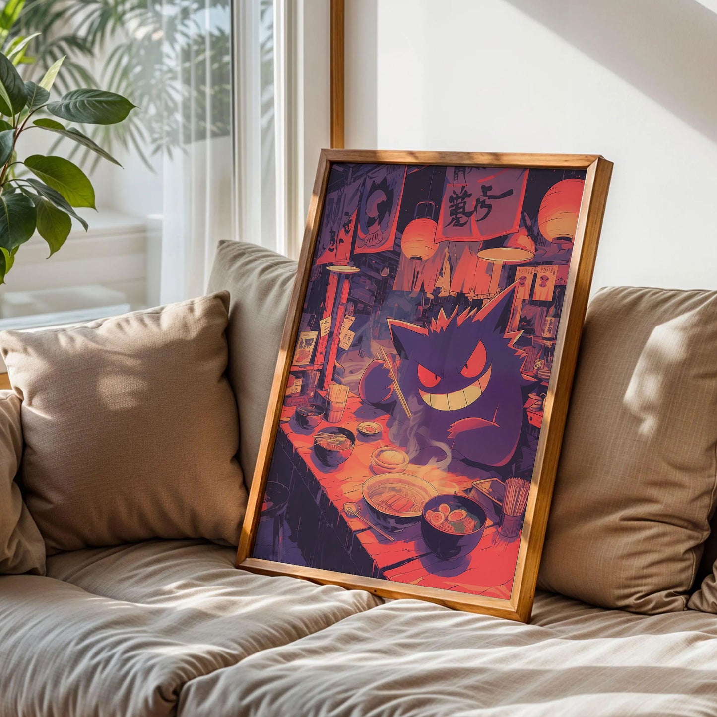 Gengar Ramen Anime Poster