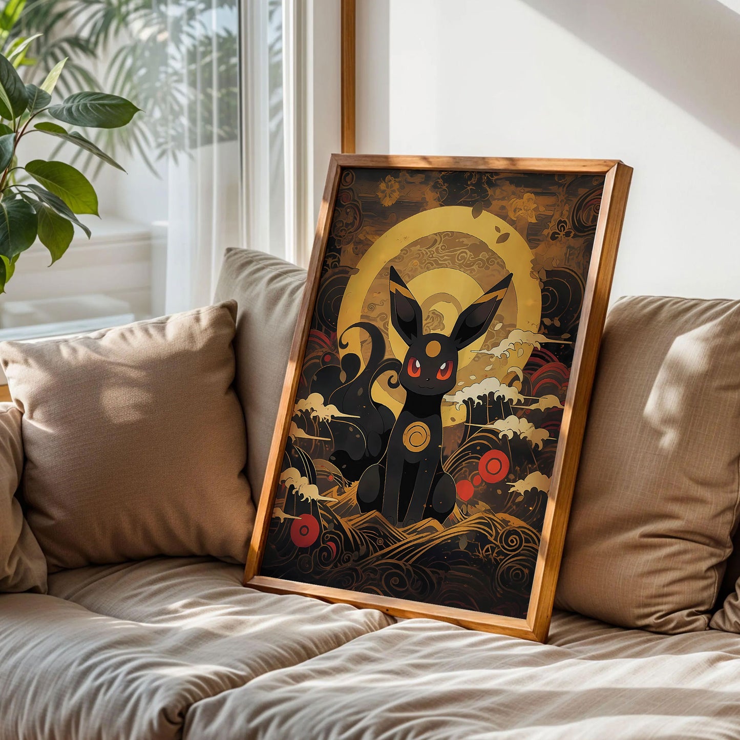 Umbreon Pokémon Hanging Painting