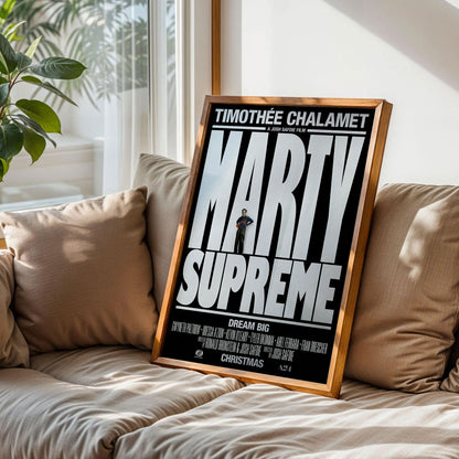 Josh Safdie's Marty Supreme Poster