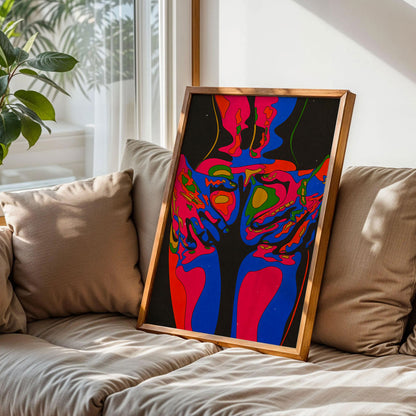 Scorpio Squeeze Blacklight Art
