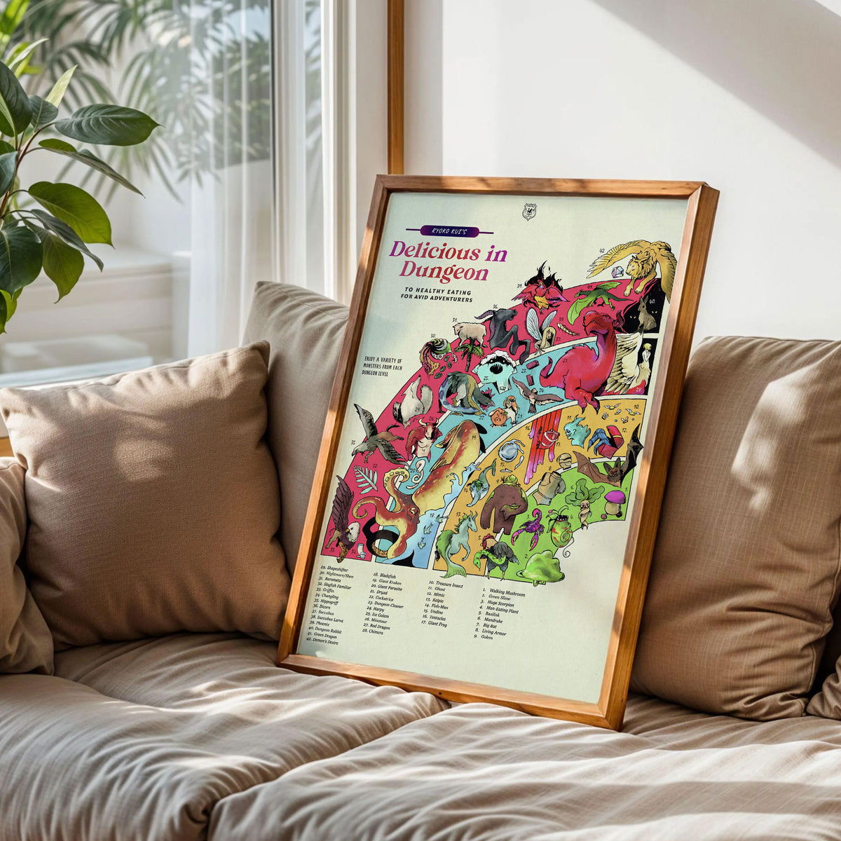 Delicious in Dungeon Art Print