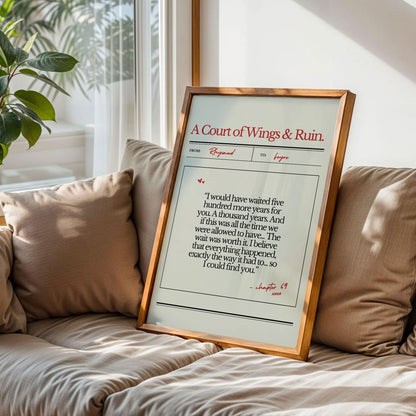 A Court of Wings and Ruin Poster