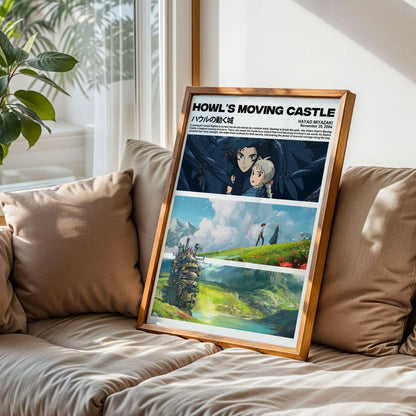 Howl's Moving Castle Howl and Sophie Hatter Poster