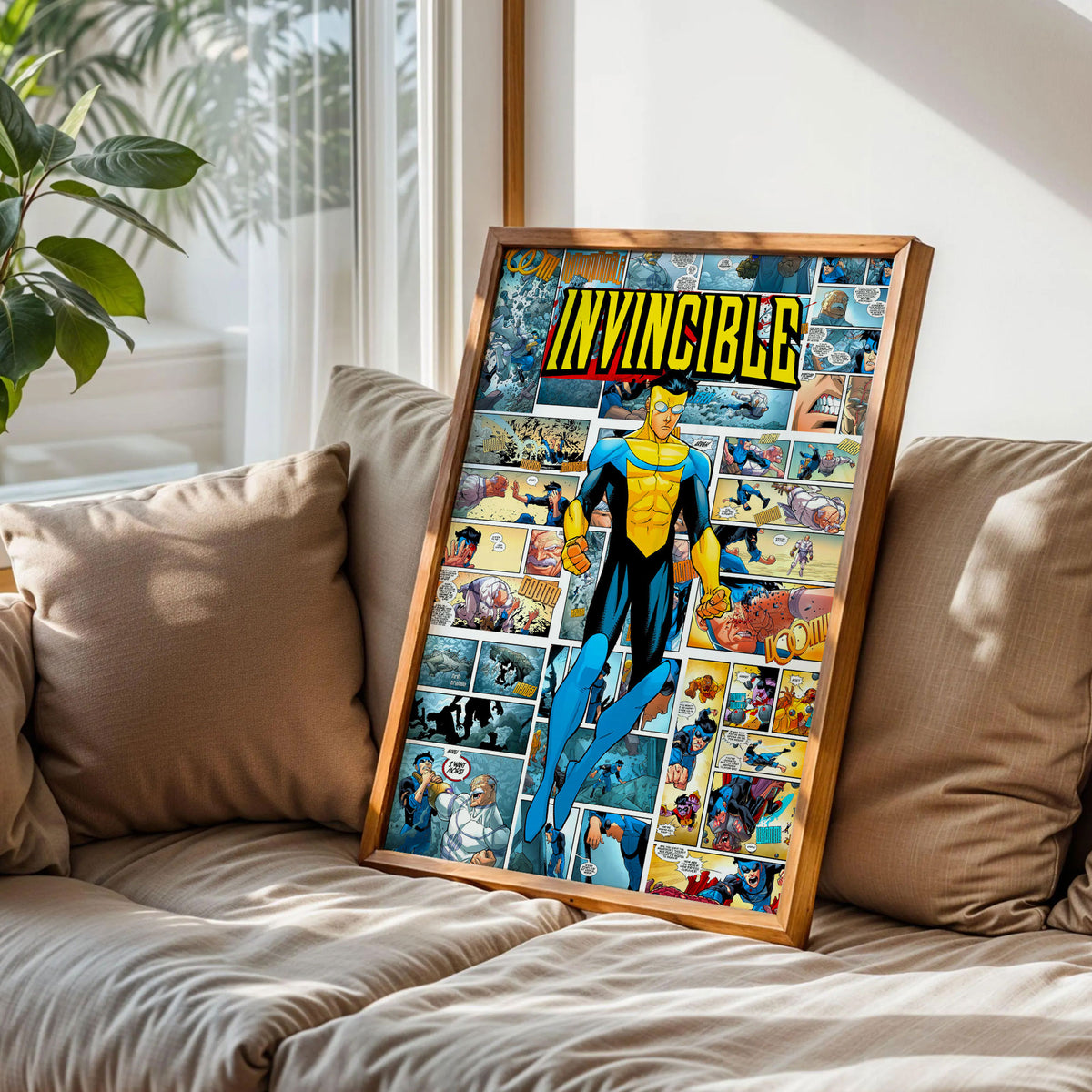 Invincible Comic Retro Art Print