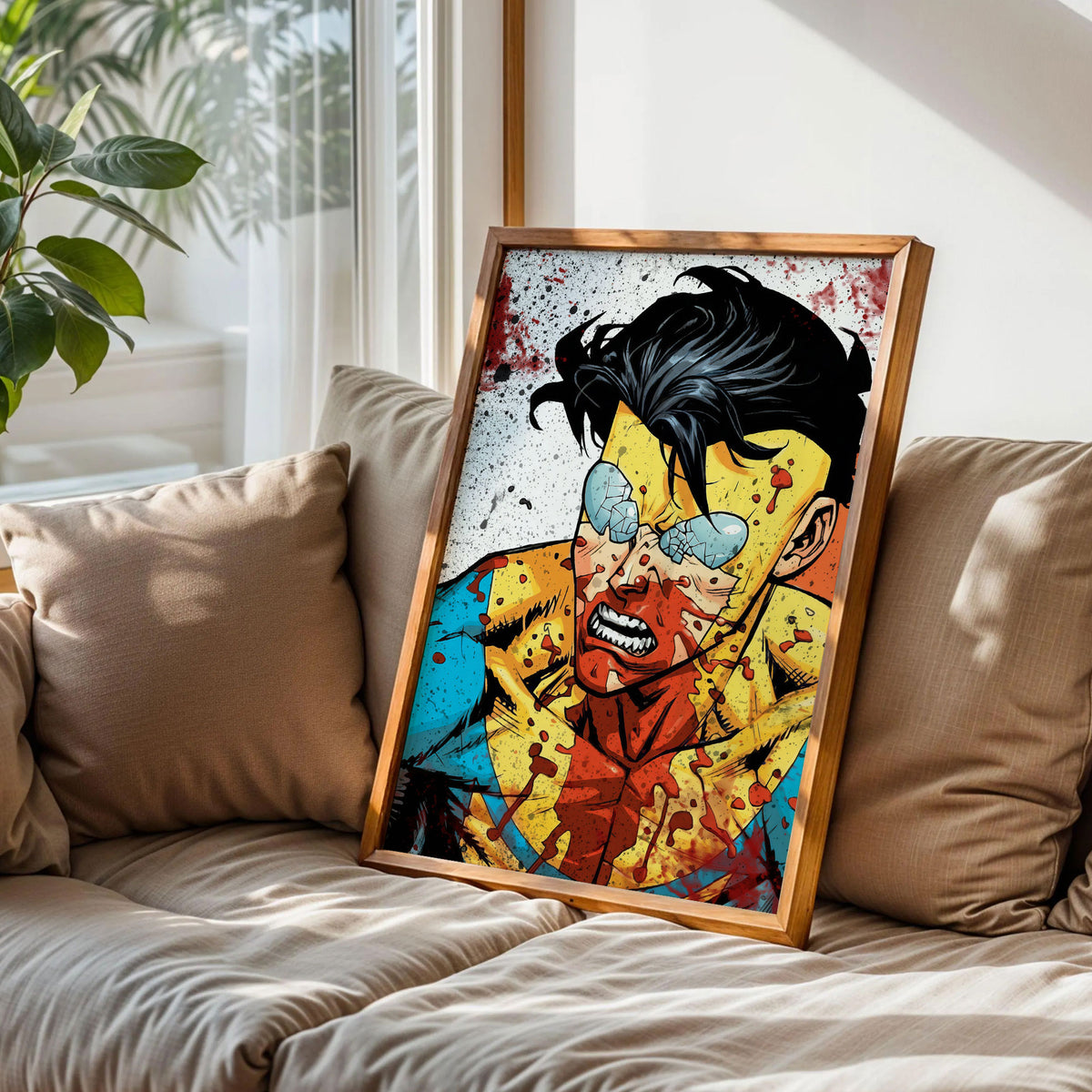 Invincible Covered Blood Poster