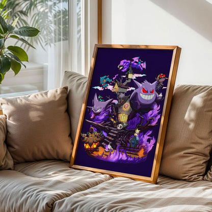 Gengar's Haunted House Art
